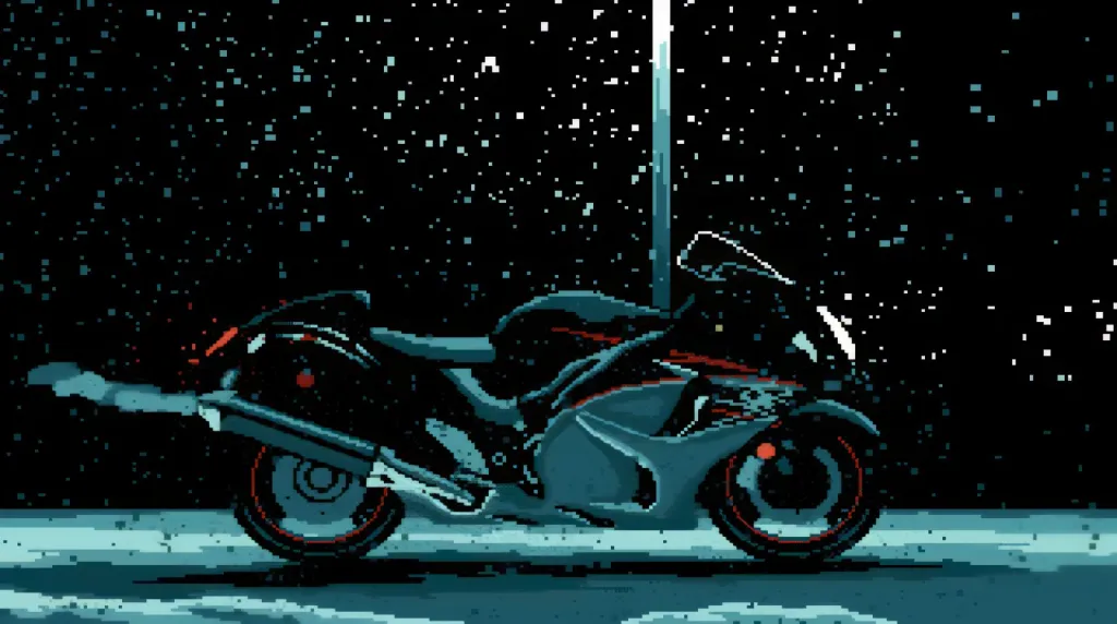 Pixel Hayabusa Live Wallpaper