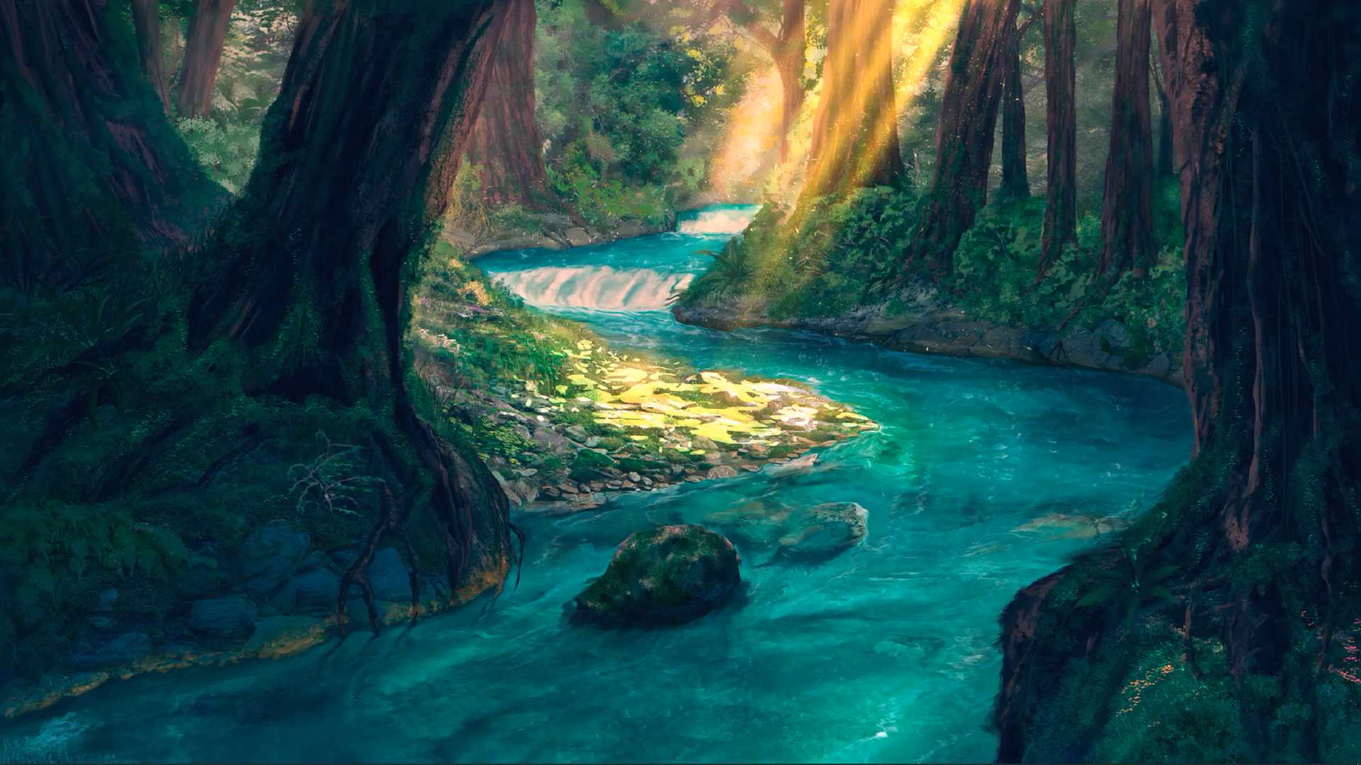 Forest River HD Live Wallpaper