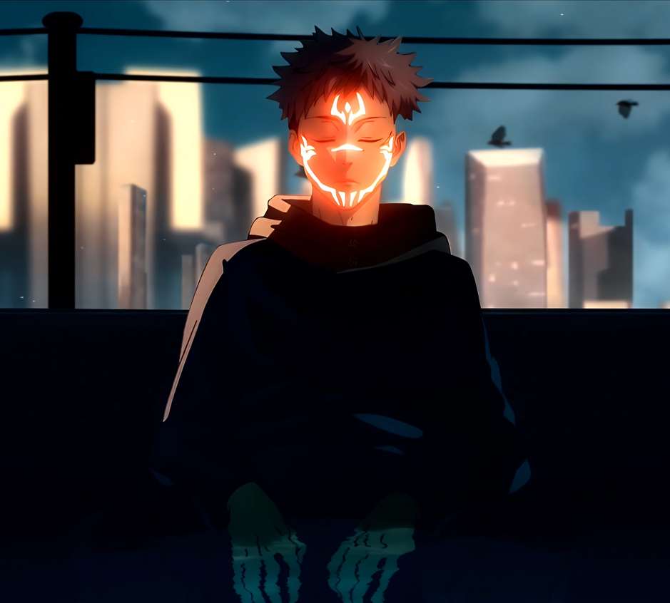 Yuji Sukuna Glow Live Wallpaper
