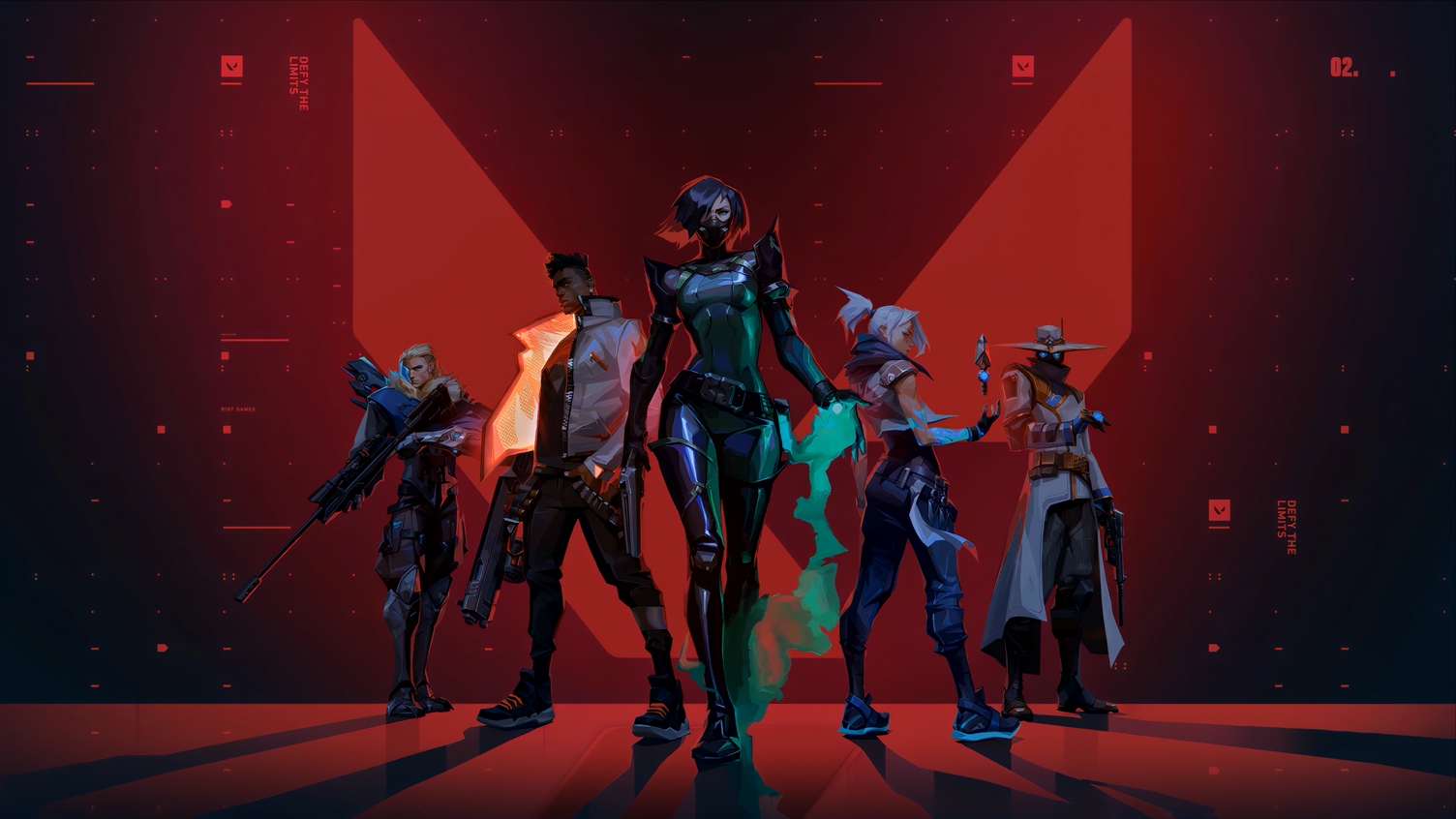 Valorant Team Lineup Live Wallpaper