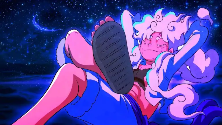 Luffy Relaxing Under Stars Live Wallpaper