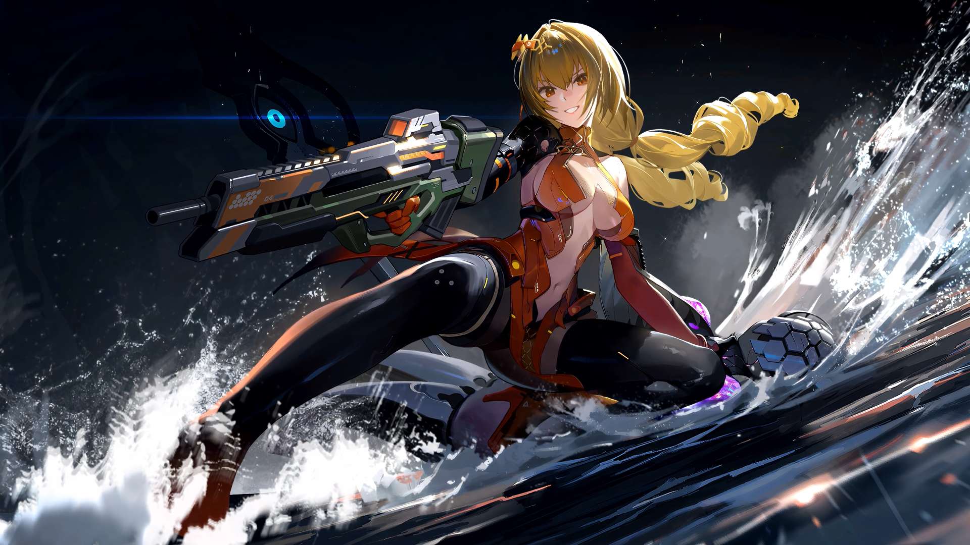 Splashfire Strike – Snowbreak Live Wallpaper