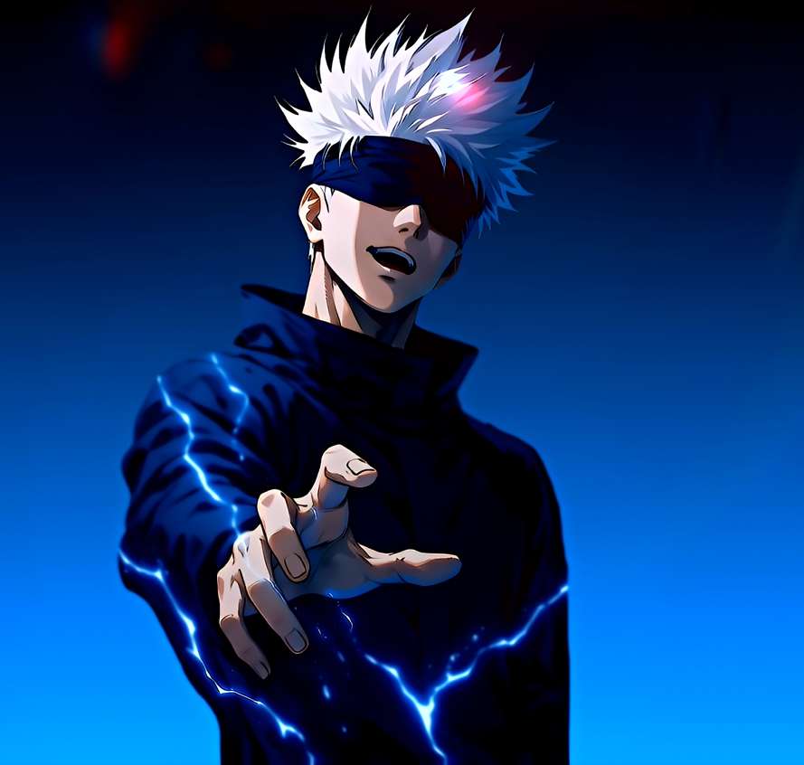 Gojo's Spark Snap Live Wallpaper