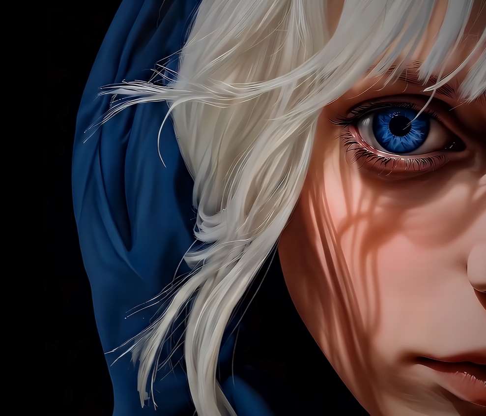 Blue-Eyed Girl Live Wallpaper