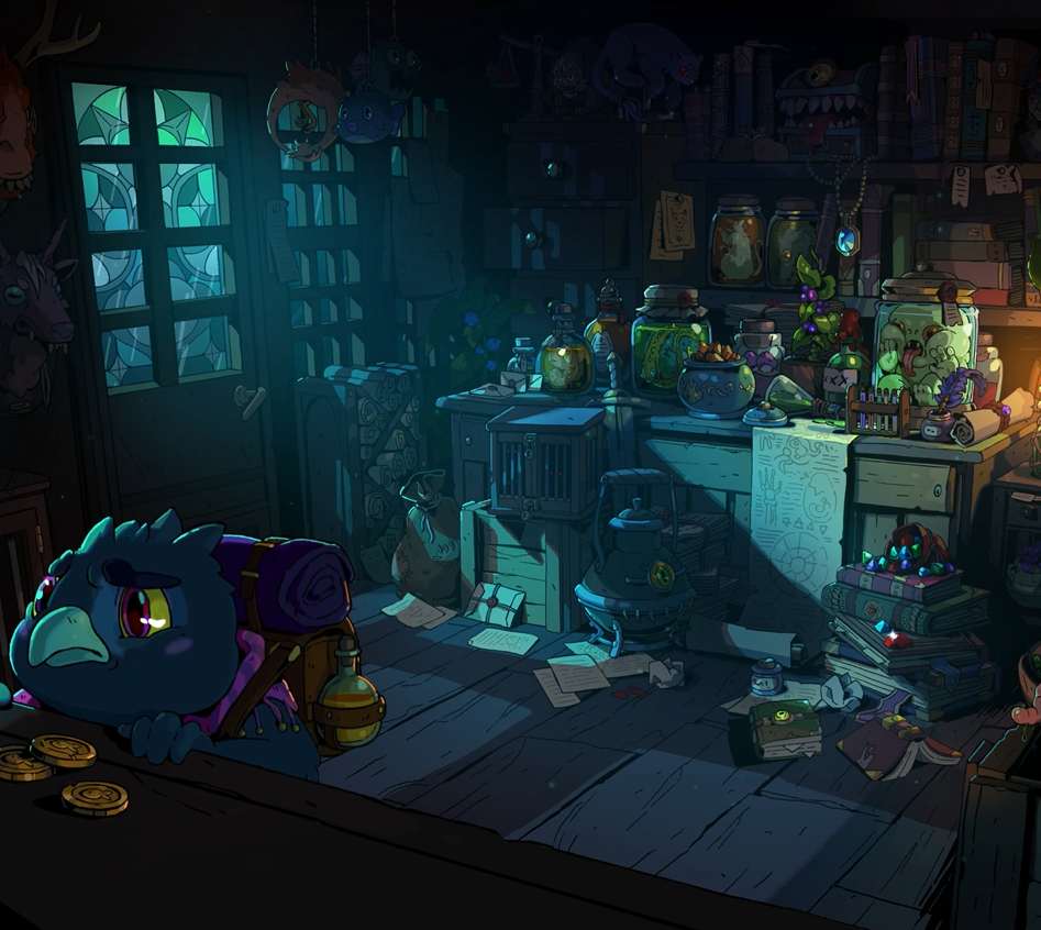 Monster Potion Shop Live Wallpaper