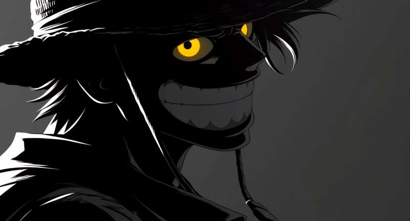 Dark Silhouette Monkey D. Luffy - One Piece Live Wallpaper