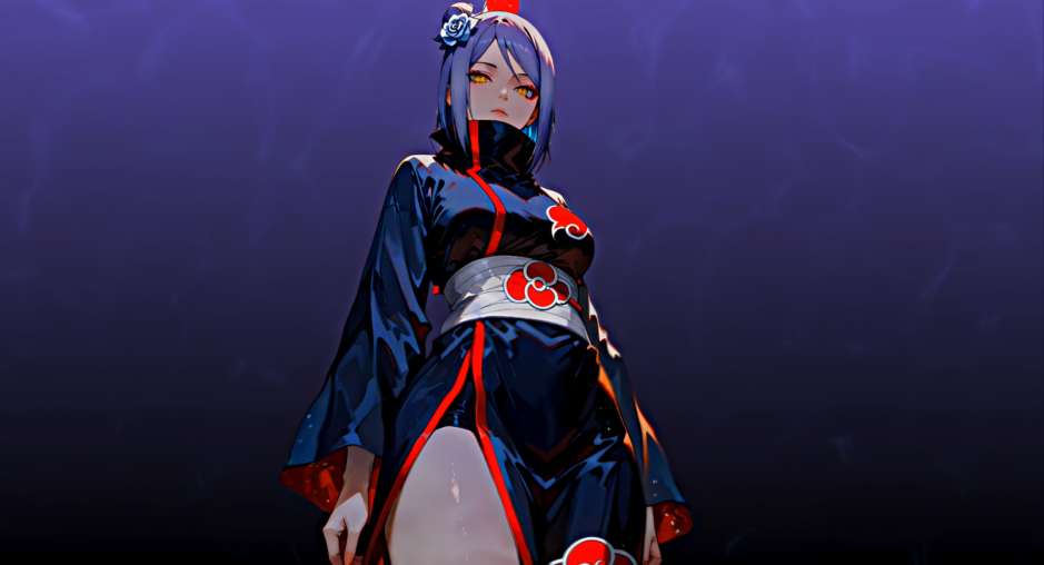 Naruto - Konan Akatsuki Live Wallpaper