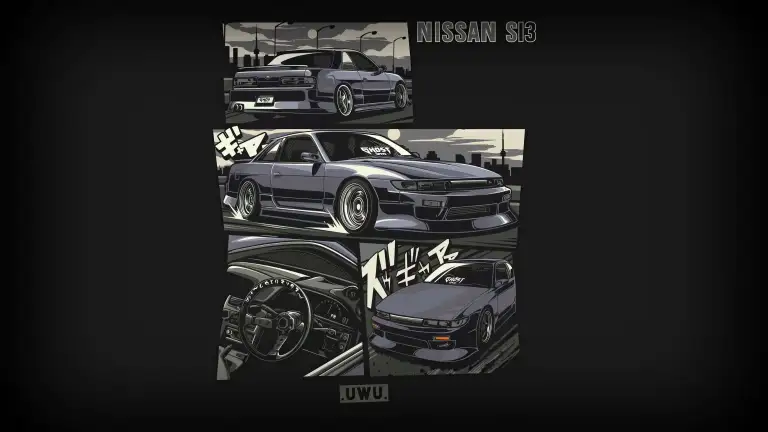 Nissan S13 Street Art Live Wallpaper