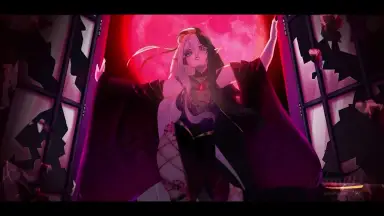 Red Moon Demon Girl Live Wallpaper