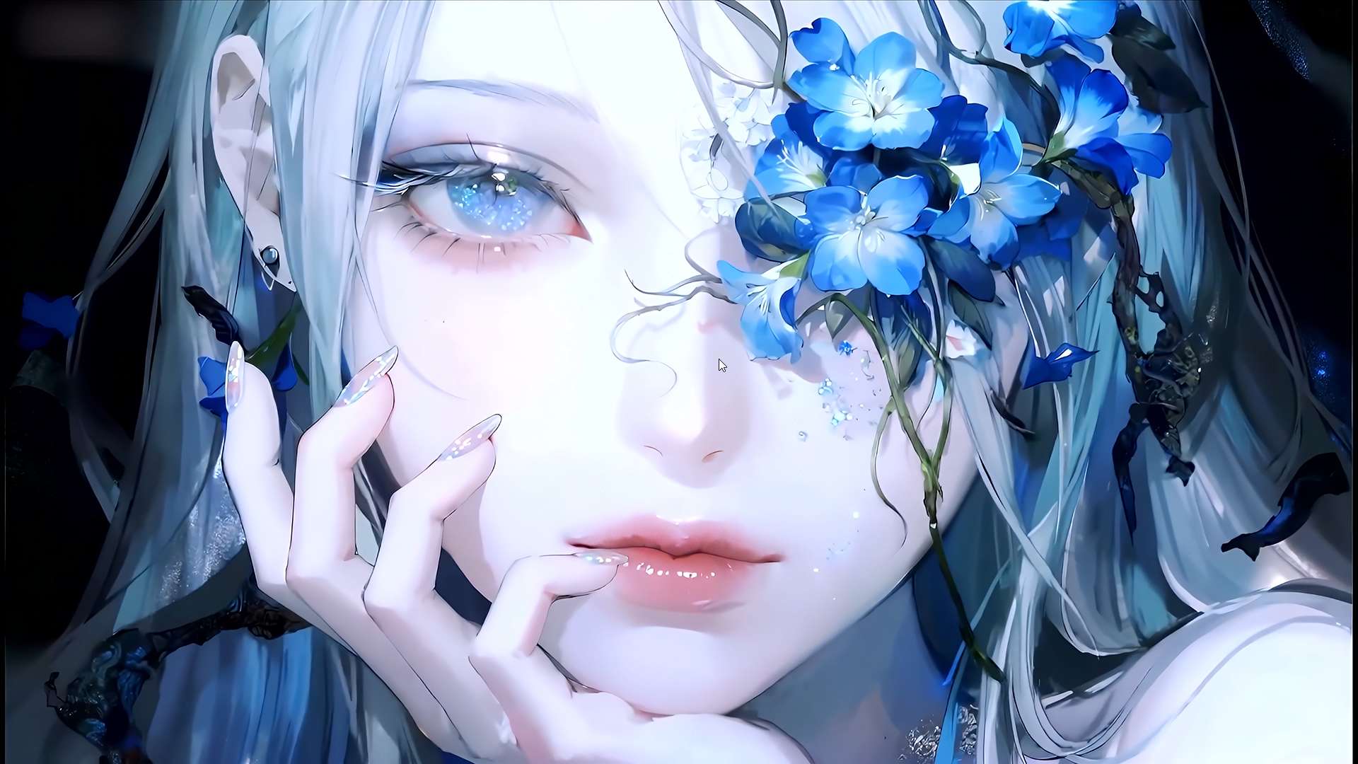 Mystic Bloom – Floral Veil Live Wallpaper