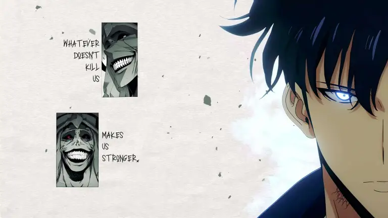 Solo Leveling Strength Quote Live Wallpaper