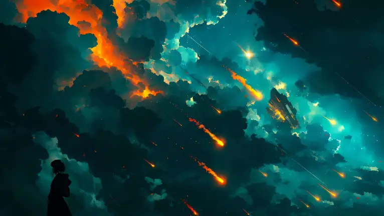 Meteor Shower Apocalypse Live Wallpaper