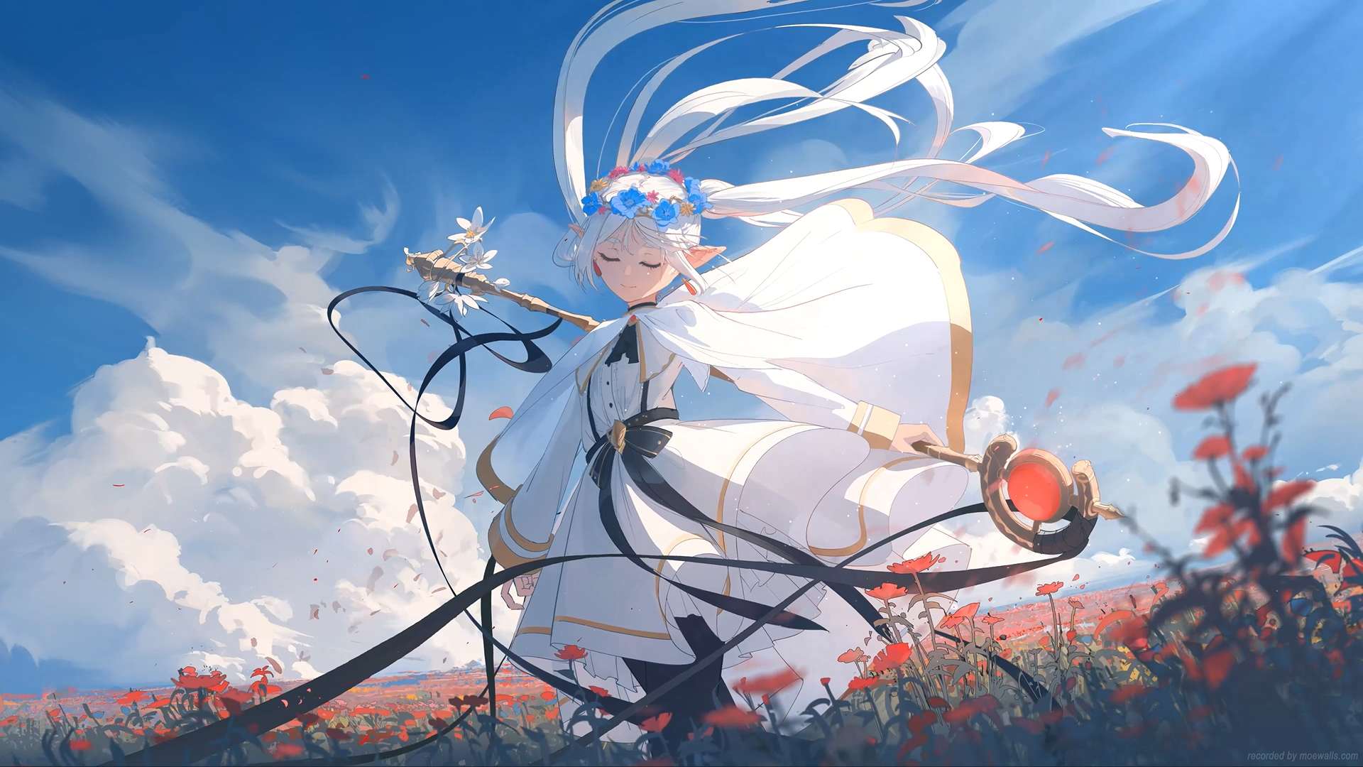 Frieren in The Field Live Wallpaper