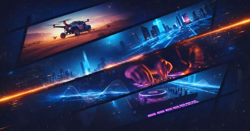 Neon Cyber Racer Beats Live Wallpaper