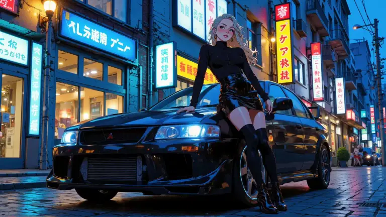 Night Street Style Live Wallpaper