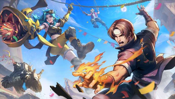 Kyo and Saya Metal Slug Live Wallpaper