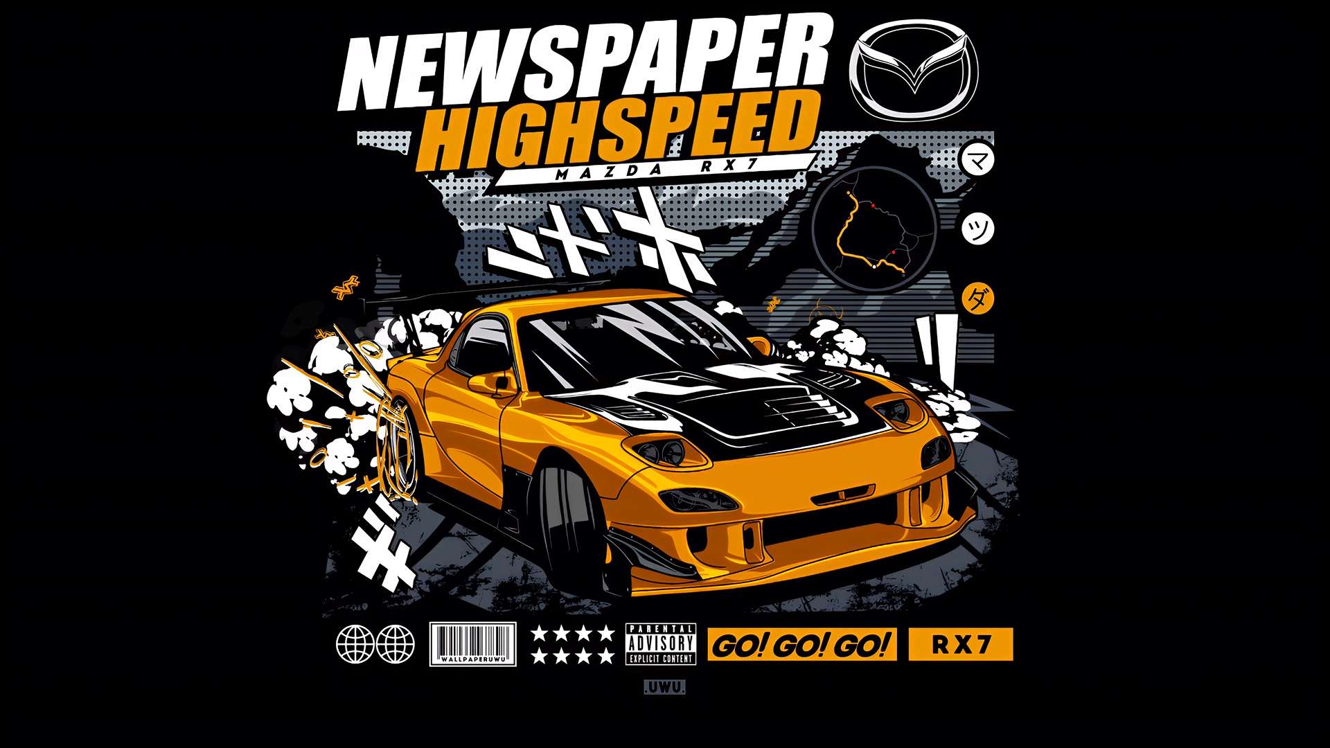 Turbo Drift – Mazda RX-7 Live Wallpaper