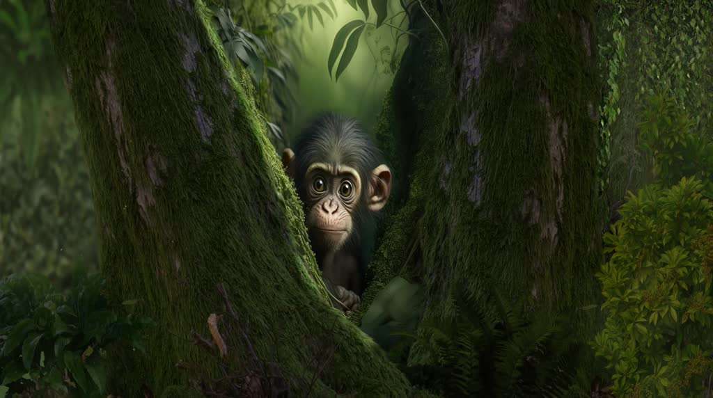 Monkey Live Wallpaper