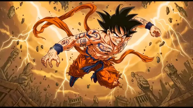 Tattooed Saiyan Charge