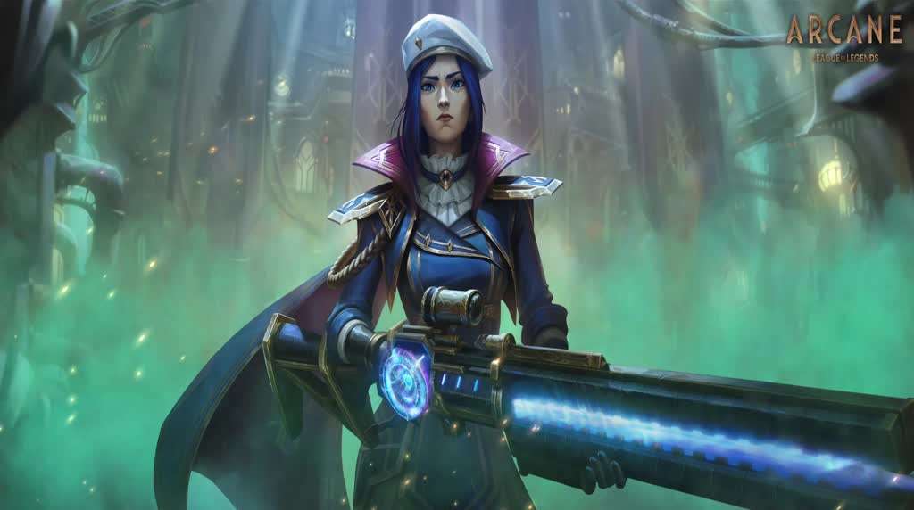 Caitlyn Arcane Live Wallpaper