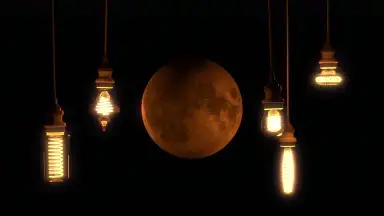 Blood Moon Lights Live Wallpaper