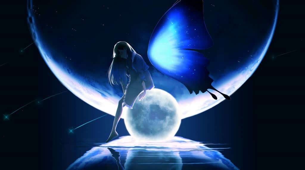 Moon Butterfly Live Wallpaper