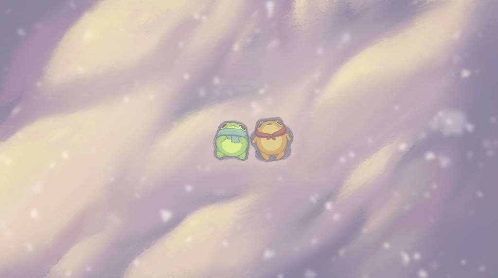 Froggy Snow Day Live Wallpaper