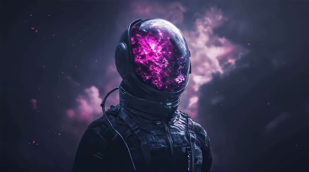 Cosmic Astronaut Live Wallpaper