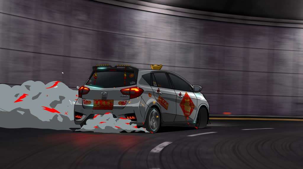 CNY Drift Live Wallpaper