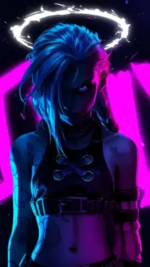 Arcane Jinx Neon Glow