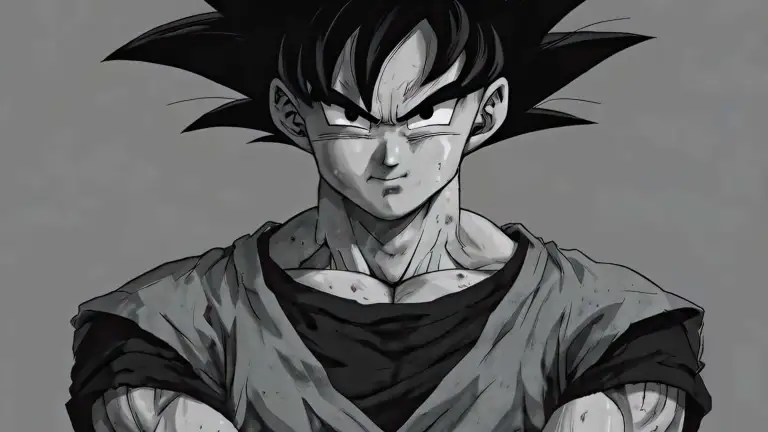 Grayscale Goku Live Wallpaper