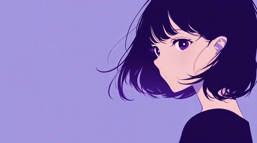 Minimalist Purple Live Wallpaper