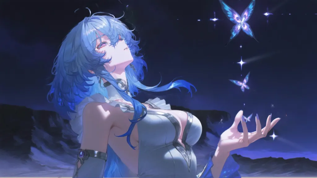 Shorekeeper and Butterflies | Wuthering Waves Live Wallpaper