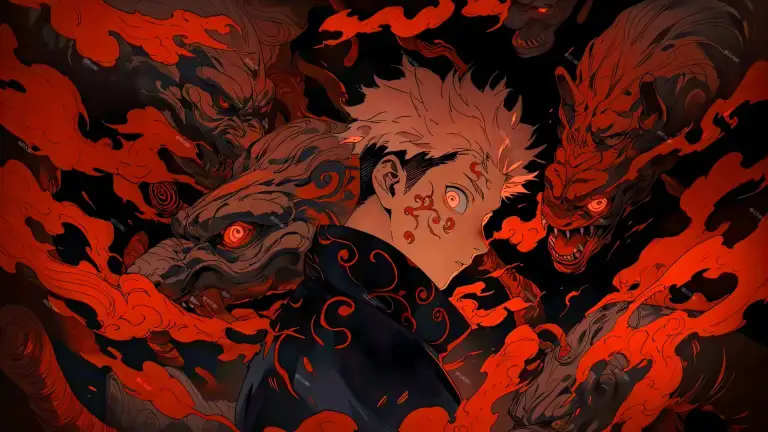 Itadori Red Beasts Live Wallpaper