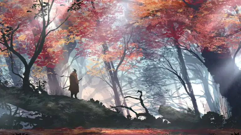 Autumn Samurai Journey Live Wallpaper