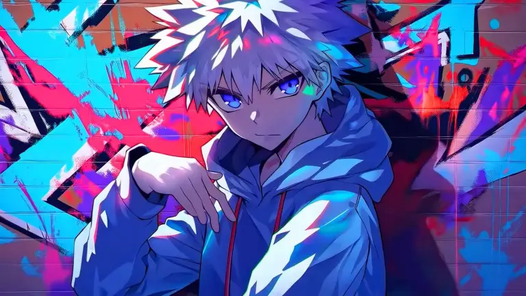 Killua Graffiti Cool Live Wallpaper