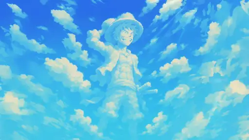 Giant Cloud Luffy Live Wallpaper