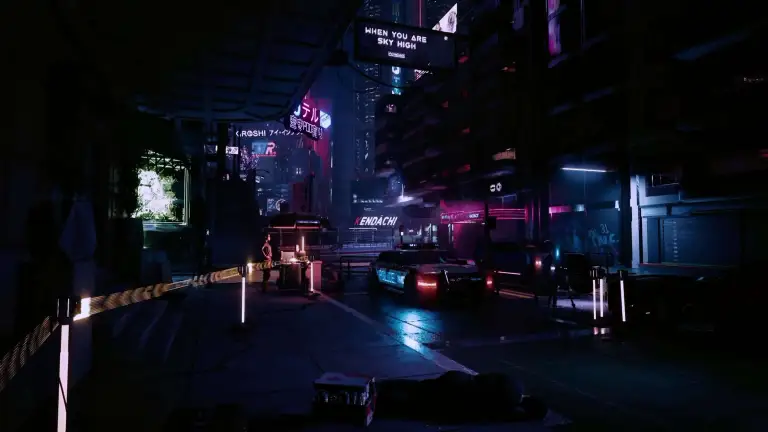 Cyberpunk City Night Street Live Wallpaper