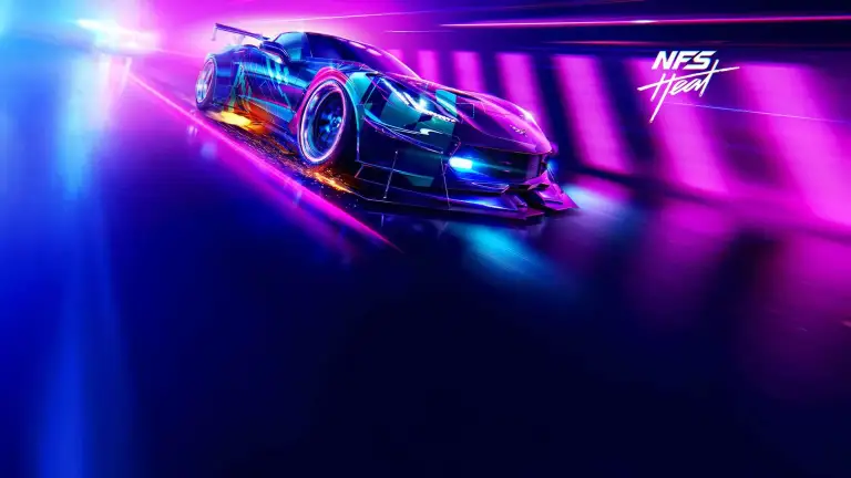 NFS Heat Neon Racing Car Live Wallpaper