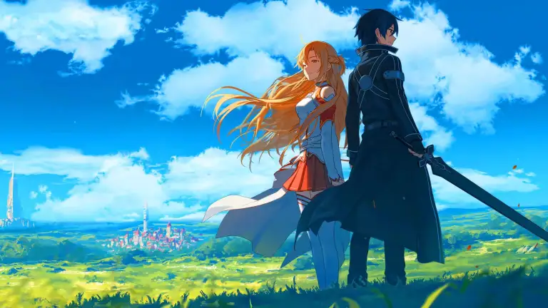 Kirito and Asuna Horizon