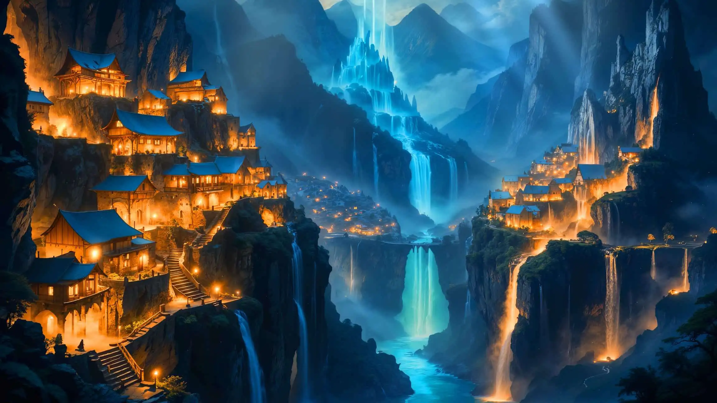 Valley of Glowing Falls