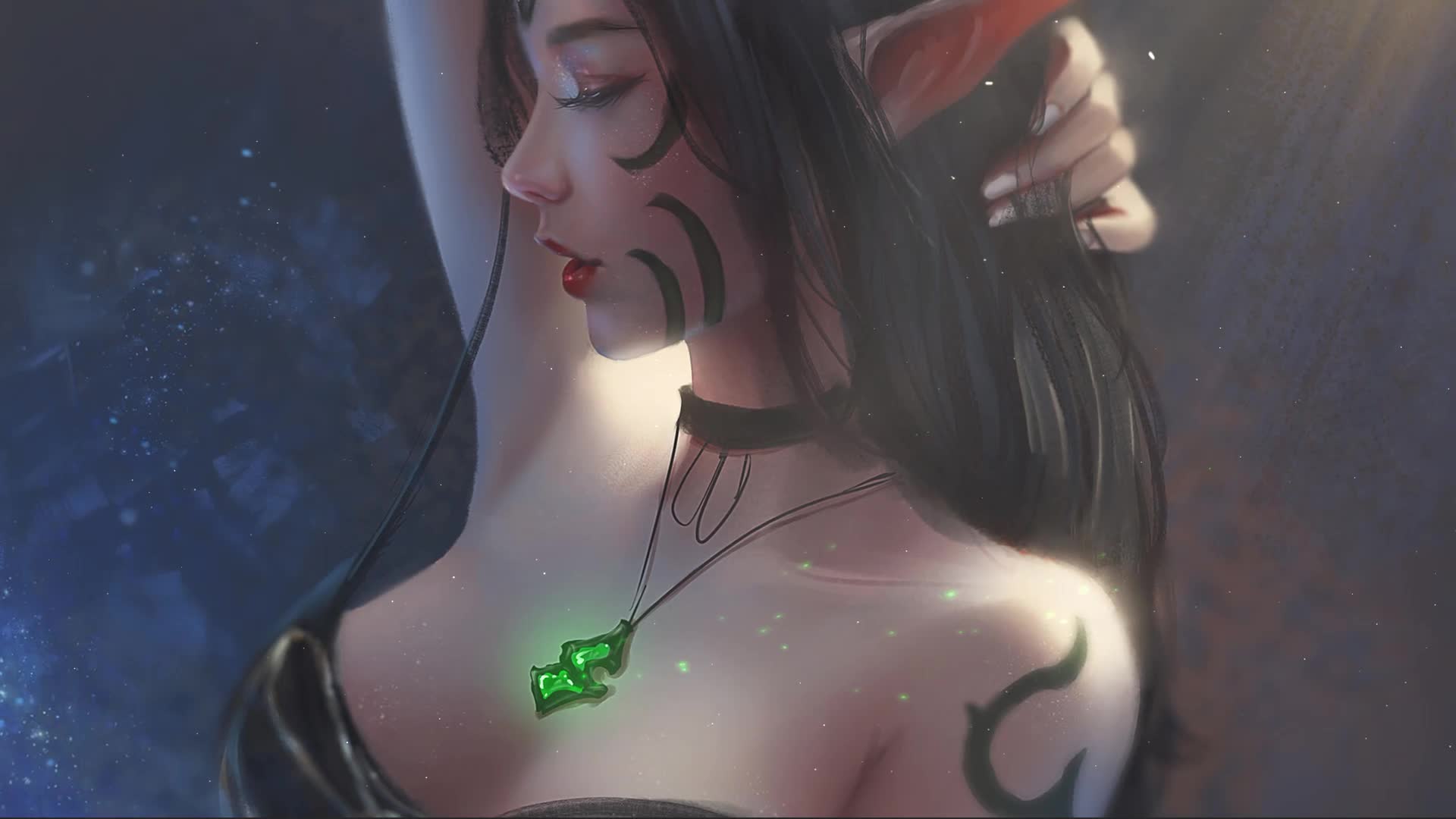 Cute Magical Elf Girl Live Wallpaper