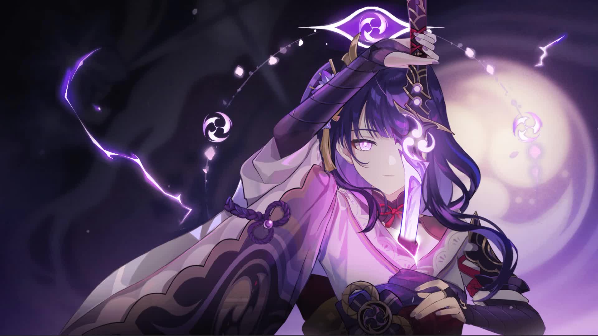 Raiden Shogun - Genshin Impact Anime Game Live Wallpaper