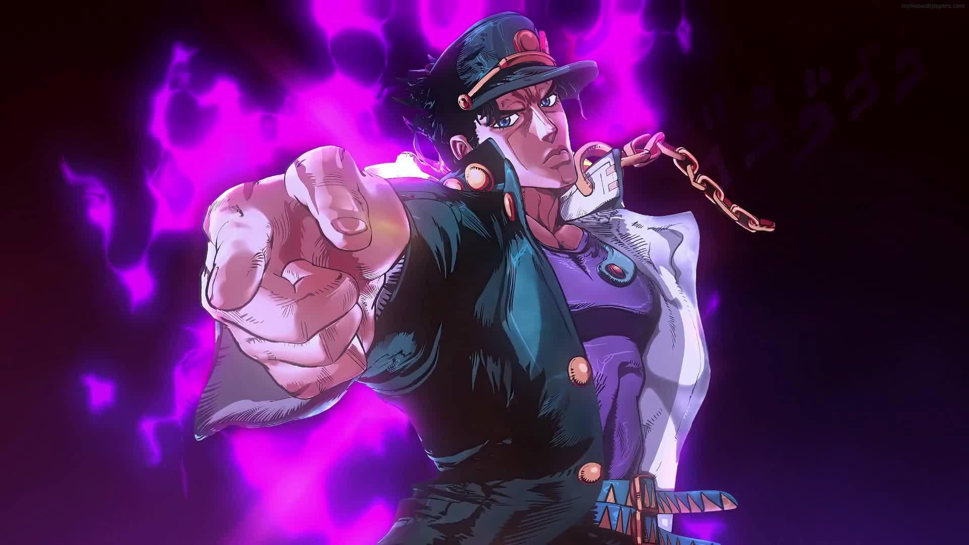 JoJos Bizarre Adventure Jotaro Kujo Anime Live Wallpaper