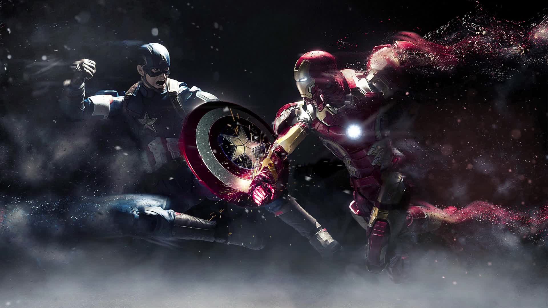 Captain America vs Iron Man
