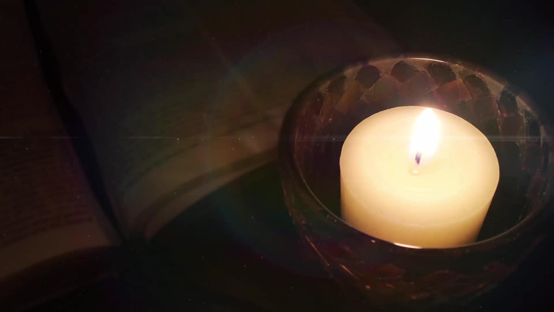 Holy Book and Candle