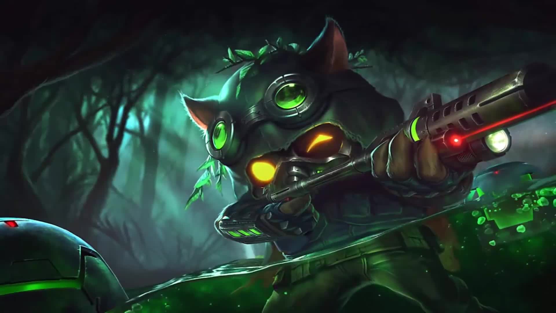 Omega Squad Teemo Animated Wallpaper
