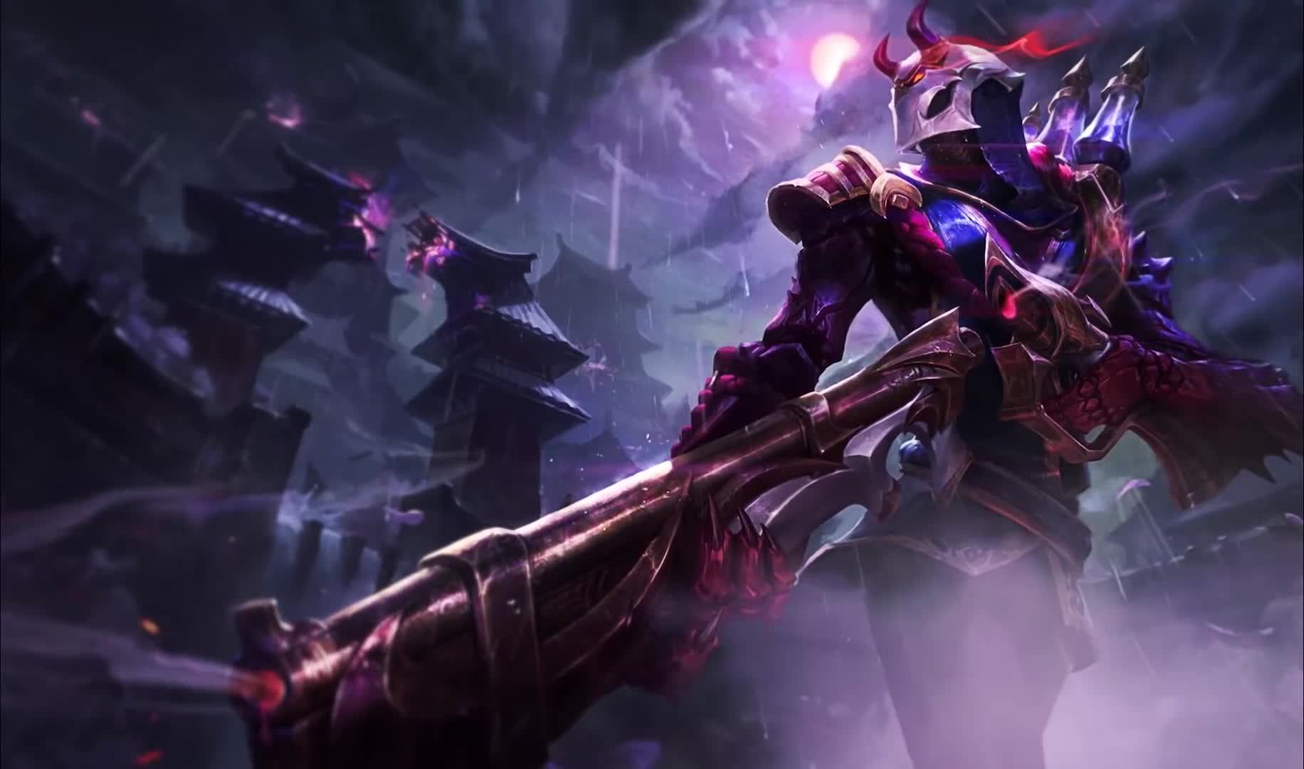Blood Moon Jhin Animated Windows Wallpaper