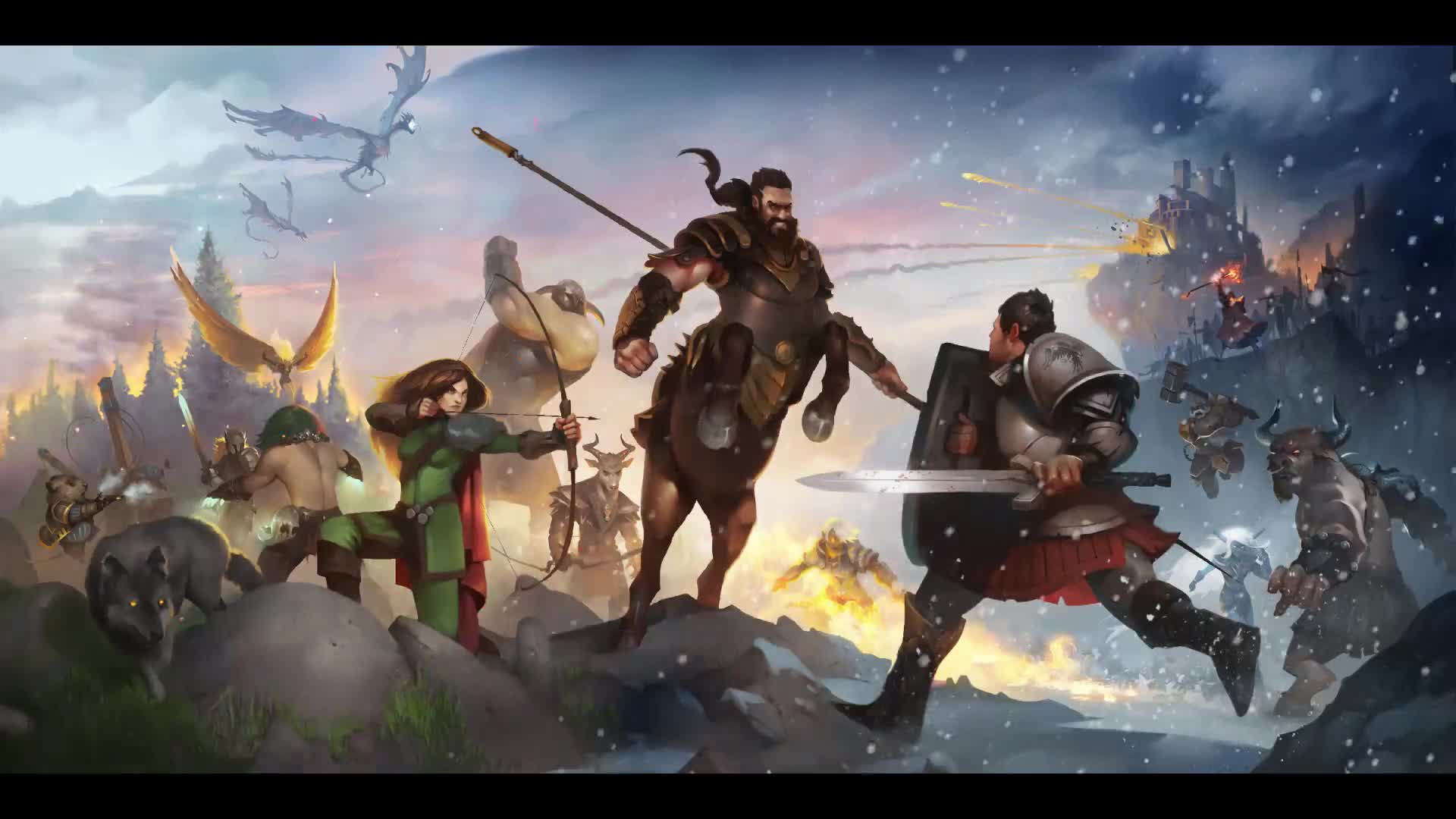 Crowfall Game Animated Wallpaper