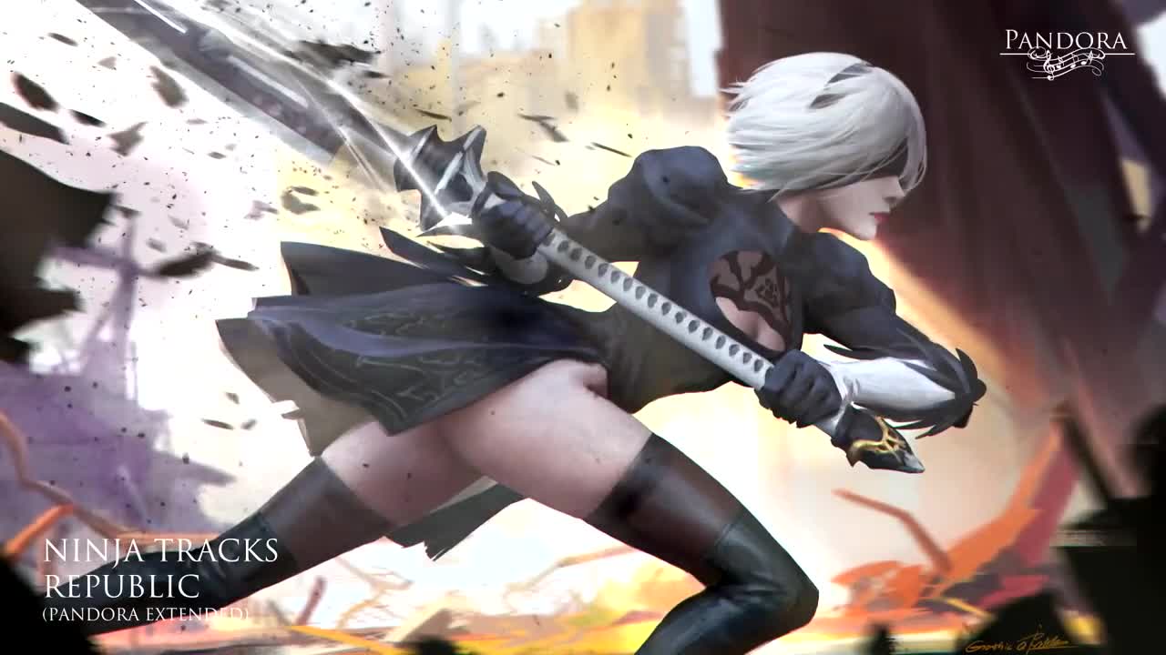 Nier Automata Sword Animated Wallpaper